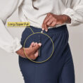 3 Zippers Classic Women's Adaptive Pants