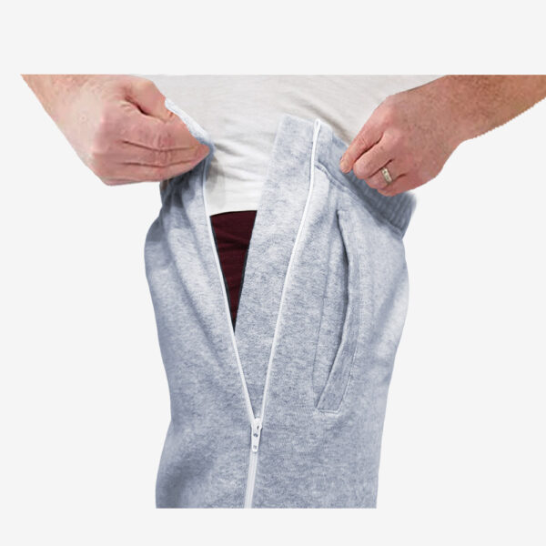 Mens-Adaptive-Easy-Access-Side-Zip-Fleece-Sweatpants-03 Men’s Adaptive Side Zip Fleece Pants-Easy Dressing Sweatpants - wearly