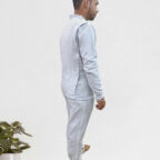 Men's Adaptive Easy Access Fleece Tracksuit Side Zip-Pants and Open-Back Sweatshirt - wearly.live