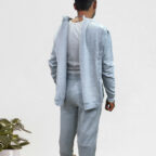 Men's Adaptive Easy Access Fleece Tracksuit Side Zip-Pants and Open-Back Sweatshirt - wearly.live