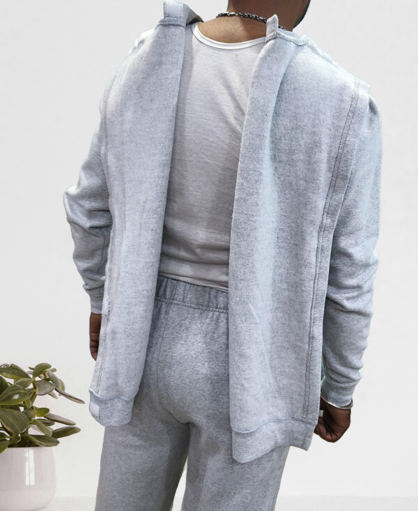 Men's Adaptive Easy Access Fleece Tracksuit Men's Adaptive Easy Access Fleece Tracksuit Side Zip-Pants and Open-Back Sweatshirt - wearly.live