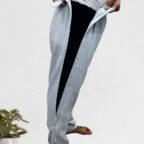 Men's Adaptive Easy Access Fleece Tracksuit Side Zip-Pants and Open-Back Sweatshirt - wearly.live