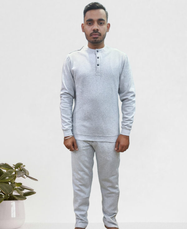 Men's Adaptive Easy Access Fleece Tracksuit Men's Adaptive Easy Access Fleece Tracksuit Side Zip-Pants and Open-Back Sweatshirt - wearly.live