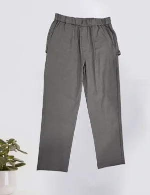 Senior Men’s Wheelchair Friendly Gabardine Dress Pants with Open Back Design